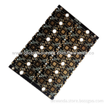 Double-sided FR-4 PCB, 0.4mm board thickness